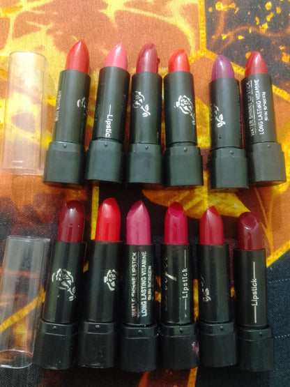 Daily Use Liquid Lipstick Set | Vibrant Red Shade – Smooth, Long-Lasting, and Comfortable for Everyday Wear pack of 12