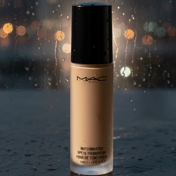 MAC Matchmaster SPF 15 Foundation NC15 – Natural Matte Finish, Medium Buildable Coverage, Oil-Free, Long-Wearing, Shade-Adapting Technology (50mL)