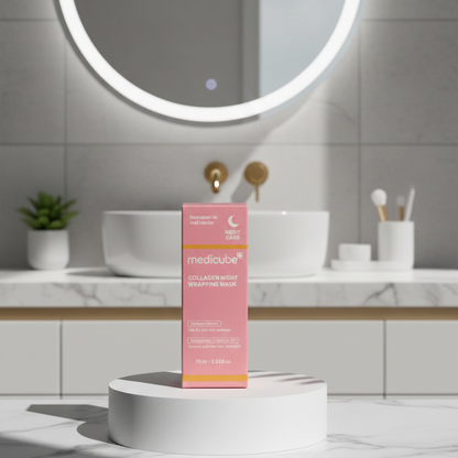 Medicube Collagen Night Wrapping Mask | Overnight Hydration & Repair | Restores Skin Elasticity | copy