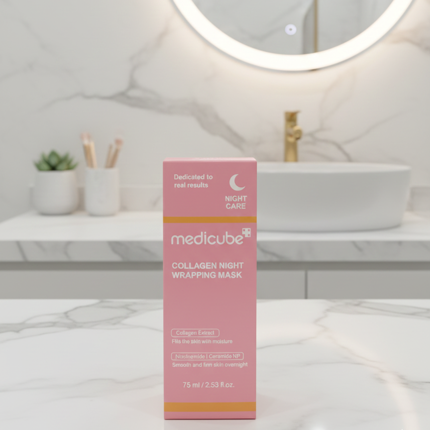 Medicube Collagen Night Wrapping Mask | Overnight Hydration & Repair | Restores Skin Elasticity | copy